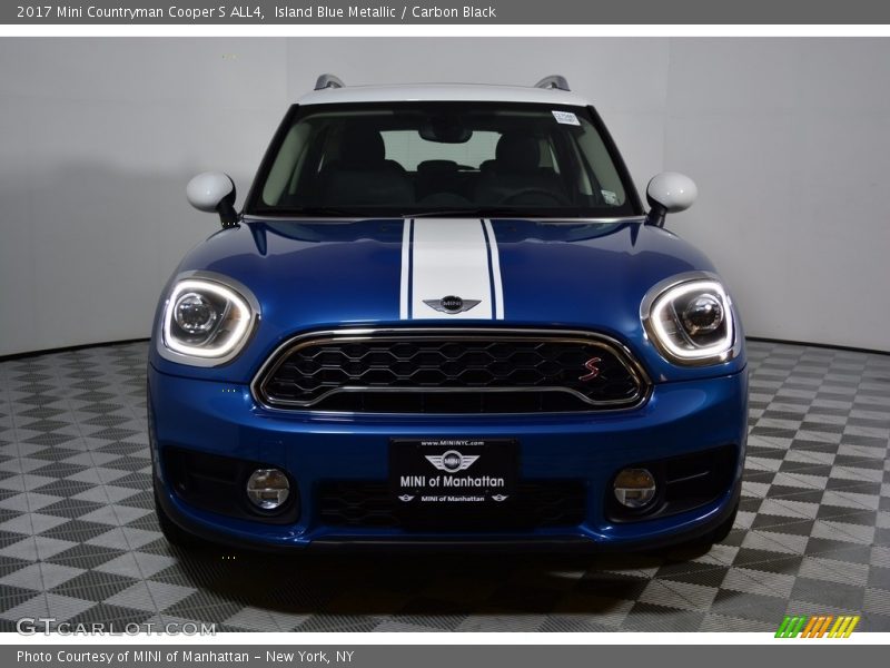 Island Blue Metallic / Carbon Black 2017 Mini Countryman Cooper S ALL4
