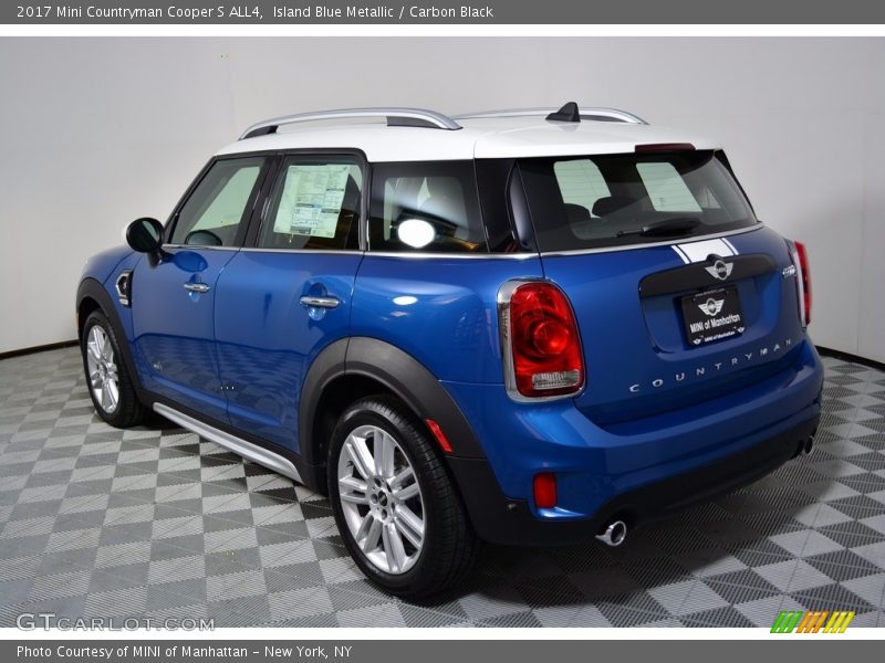 Island Blue Metallic / Carbon Black 2017 Mini Countryman Cooper S ALL4