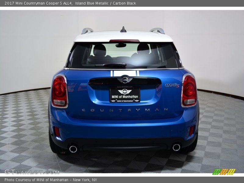 Island Blue Metallic / Carbon Black 2017 Mini Countryman Cooper S ALL4