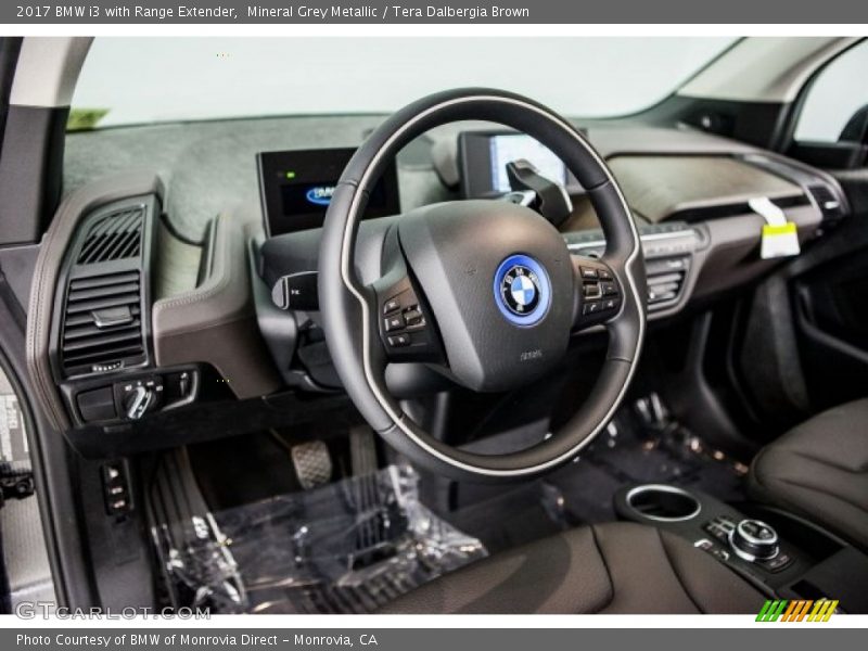 Mineral Grey Metallic / Tera Dalbergia Brown 2017 BMW i3 with Range Extender