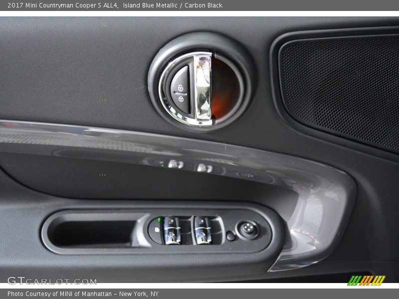 Island Blue Metallic / Carbon Black 2017 Mini Countryman Cooper S ALL4