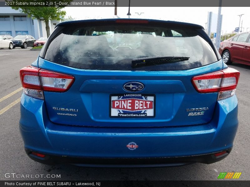 Island Blue Pearl / Black 2017 Subaru Impreza 2.0i 5-Door
