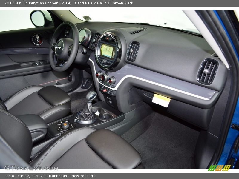 Island Blue Metallic / Carbon Black 2017 Mini Countryman Cooper S ALL4
