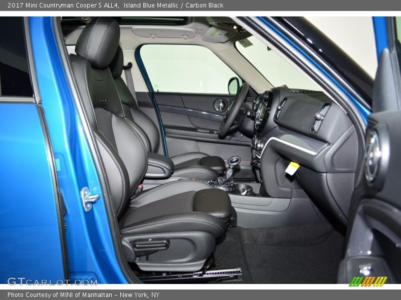 Island Blue Metallic / Carbon Black 2017 Mini Countryman Cooper S ALL4