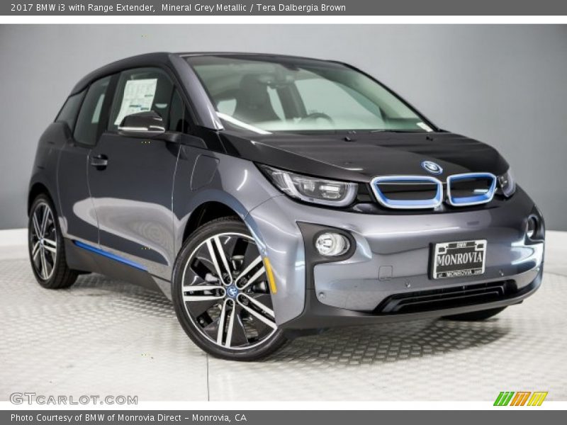 Mineral Grey Metallic / Tera Dalbergia Brown 2017 BMW i3 with Range Extender