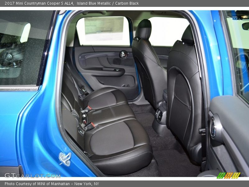 Island Blue Metallic / Carbon Black 2017 Mini Countryman Cooper S ALL4