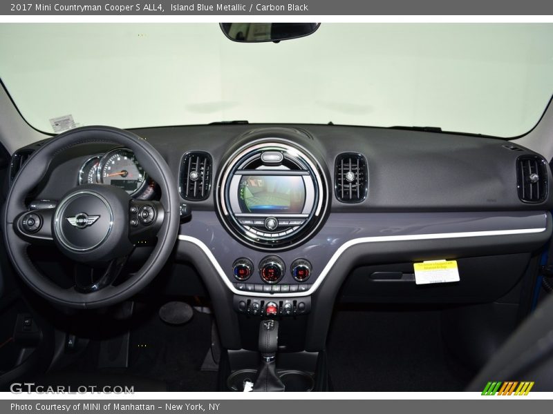 Island Blue Metallic / Carbon Black 2017 Mini Countryman Cooper S ALL4
