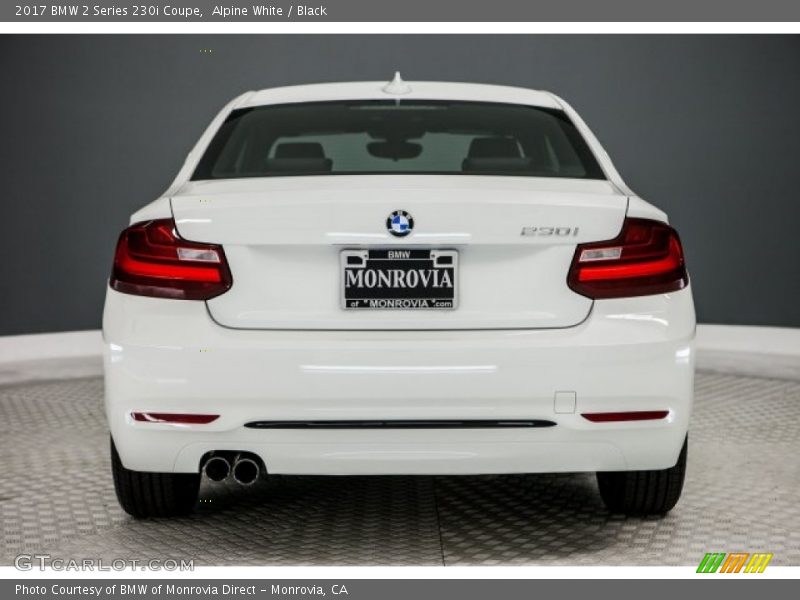 Alpine White / Black 2017 BMW 2 Series 230i Coupe
