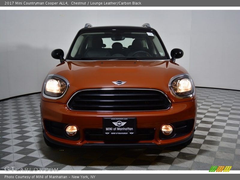 Chestnut / Lounge Leather/Carbon Black 2017 Mini Countryman Cooper ALL4