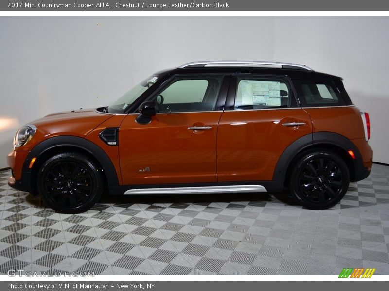 Chestnut / Lounge Leather/Carbon Black 2017 Mini Countryman Cooper ALL4