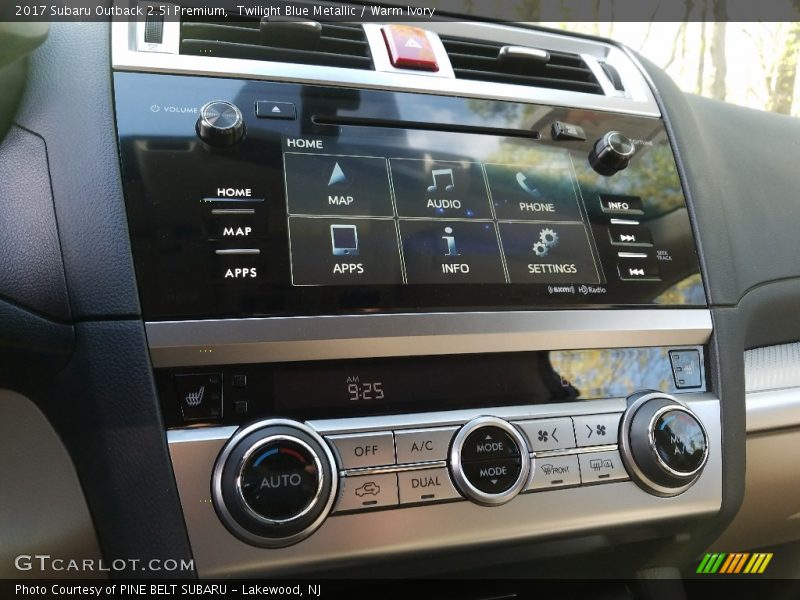 Twilight Blue Metallic / Warm Ivory 2017 Subaru Outback 2.5i Premium