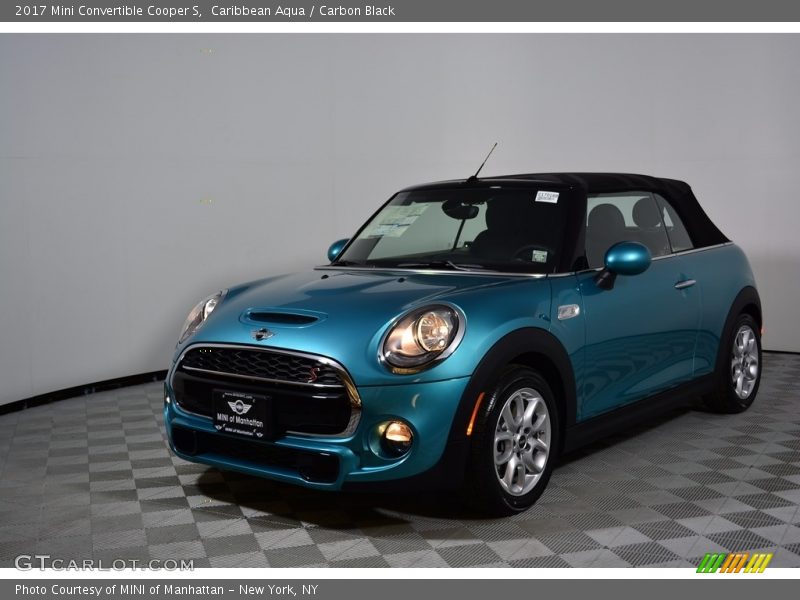 Caribbean Aqua / Carbon Black 2017 Mini Convertible Cooper S