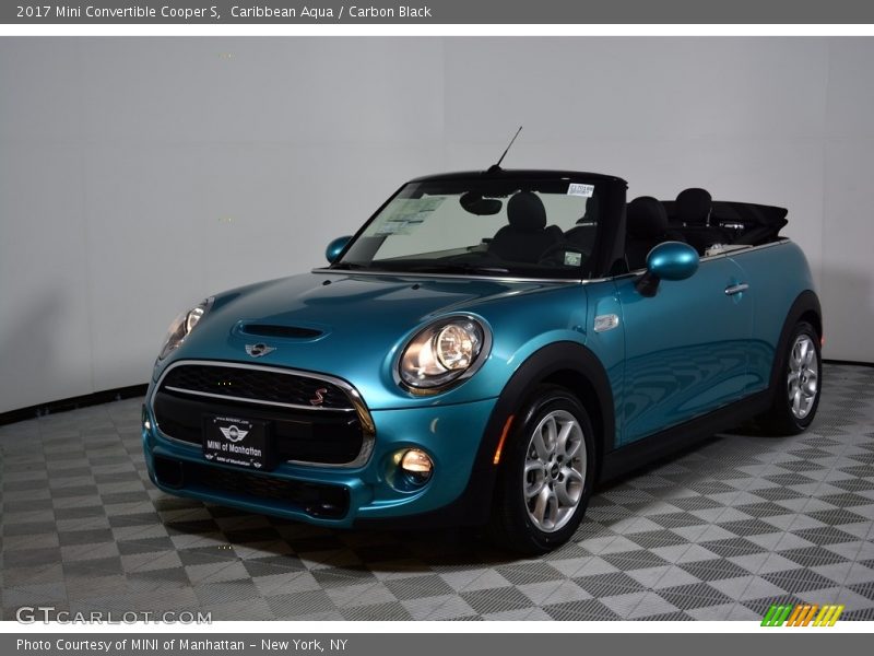 Caribbean Aqua / Carbon Black 2017 Mini Convertible Cooper S