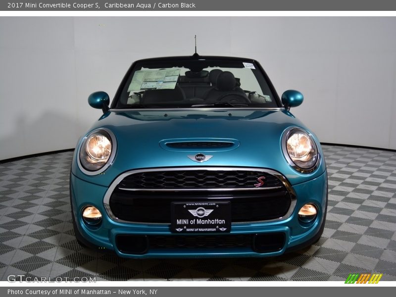 Caribbean Aqua / Carbon Black 2017 Mini Convertible Cooper S