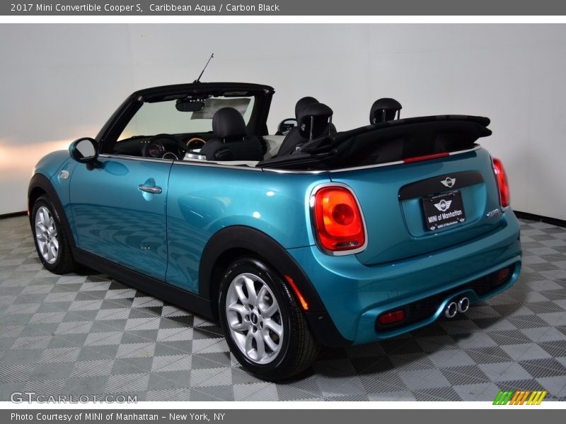 Caribbean Aqua / Carbon Black 2017 Mini Convertible Cooper S