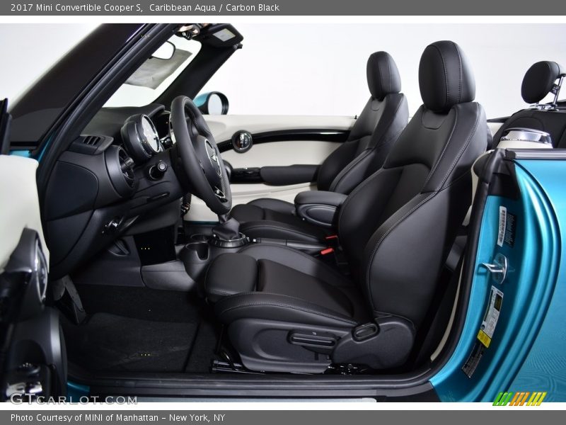 Front Seat of 2017 Convertible Cooper S