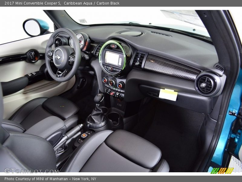 Caribbean Aqua / Carbon Black 2017 Mini Convertible Cooper S
