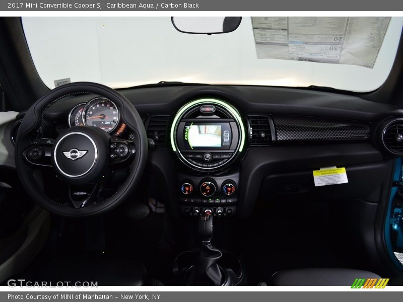 Caribbean Aqua / Carbon Black 2017 Mini Convertible Cooper S