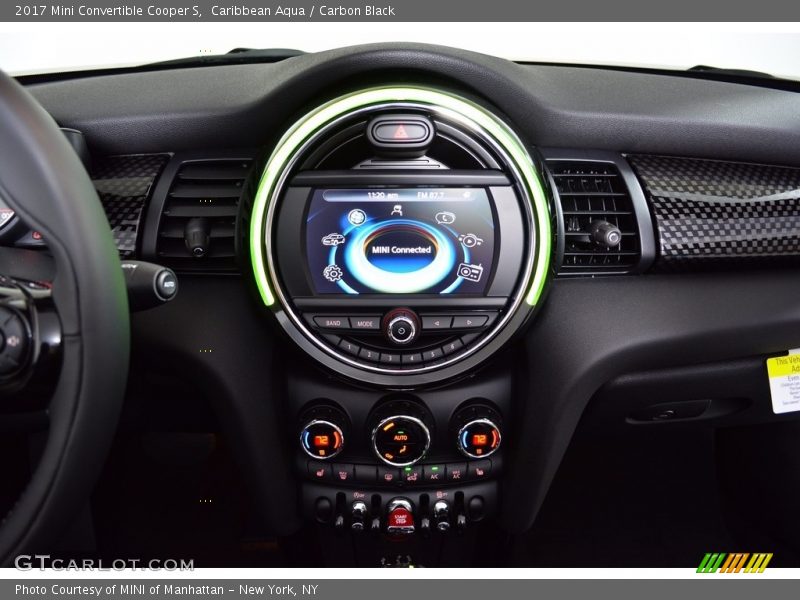 Caribbean Aqua / Carbon Black 2017 Mini Convertible Cooper S