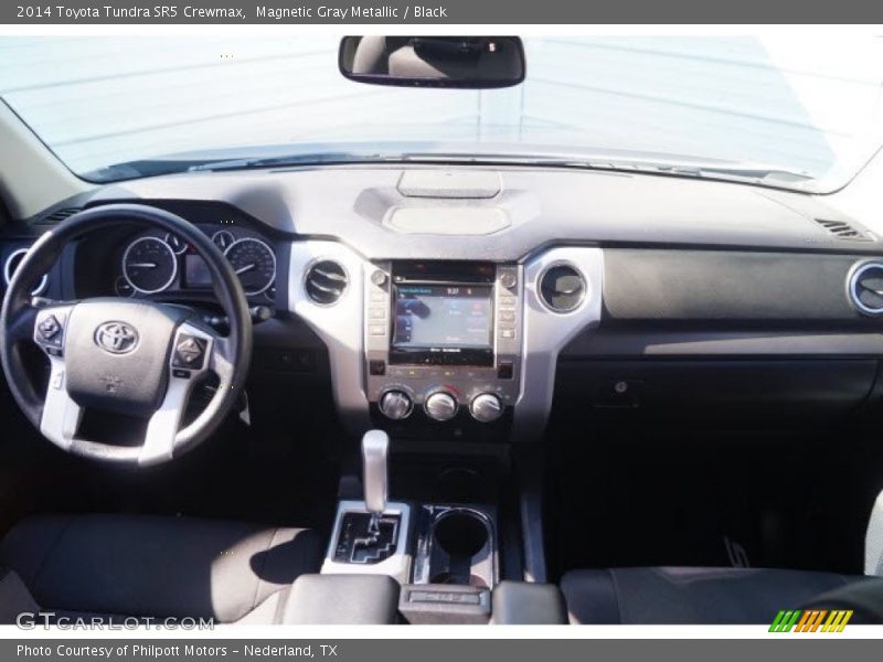 Magnetic Gray Metallic / Black 2014 Toyota Tundra SR5 Crewmax