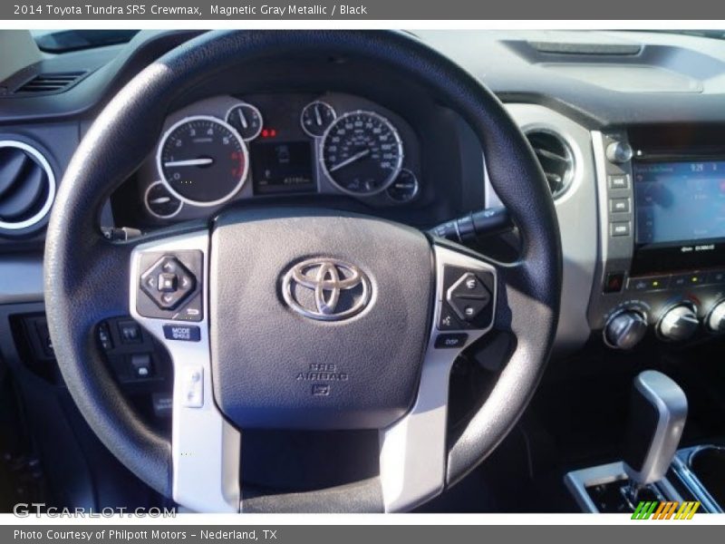 Magnetic Gray Metallic / Black 2014 Toyota Tundra SR5 Crewmax