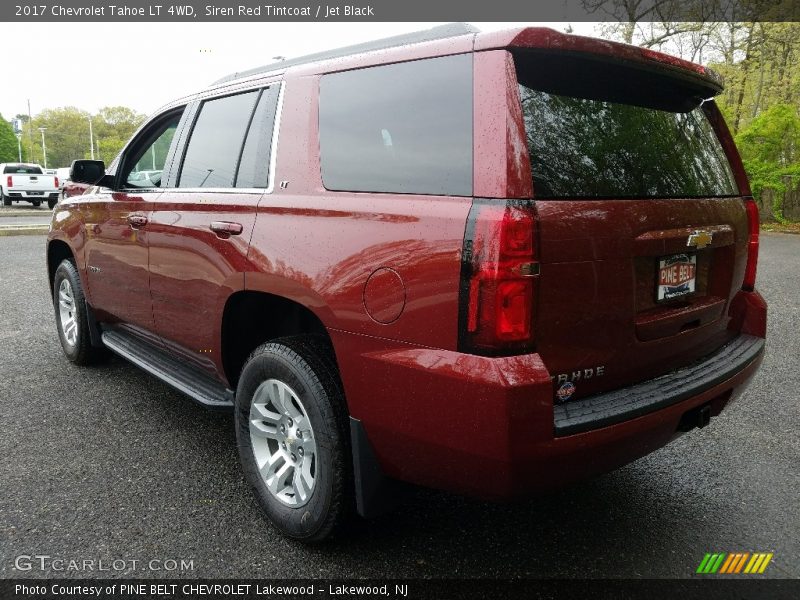 Siren Red Tintcoat / Jet Black 2017 Chevrolet Tahoe LT 4WD