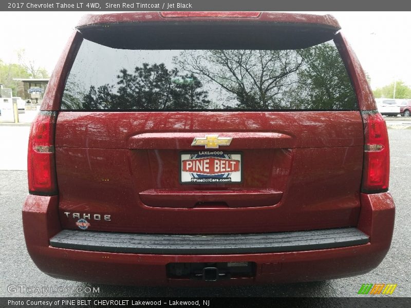Siren Red Tintcoat / Jet Black 2017 Chevrolet Tahoe LT 4WD