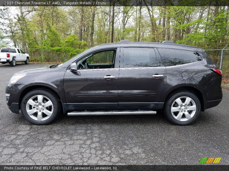 Tungsten Metallic / Ebony 2017 Chevrolet Traverse LT AWD