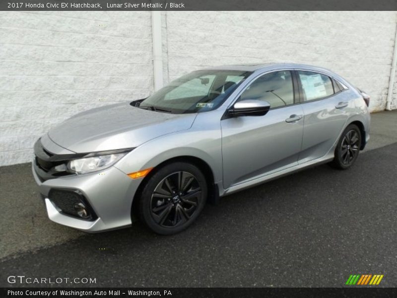 Lunar Silver Metallic / Black 2017 Honda Civic EX Hatchback