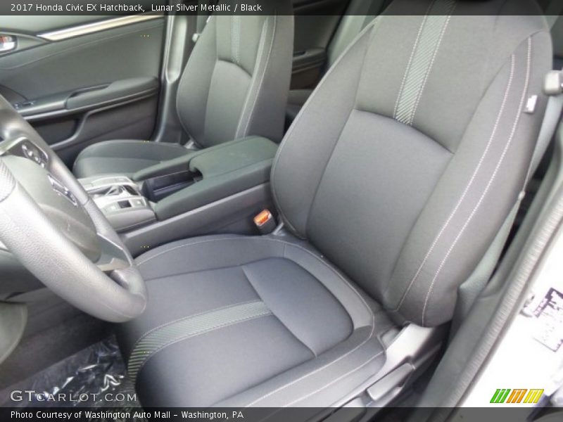 Lunar Silver Metallic / Black 2017 Honda Civic EX Hatchback