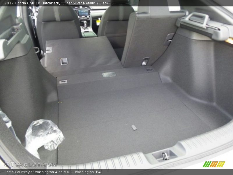 Lunar Silver Metallic / Black 2017 Honda Civic EX Hatchback