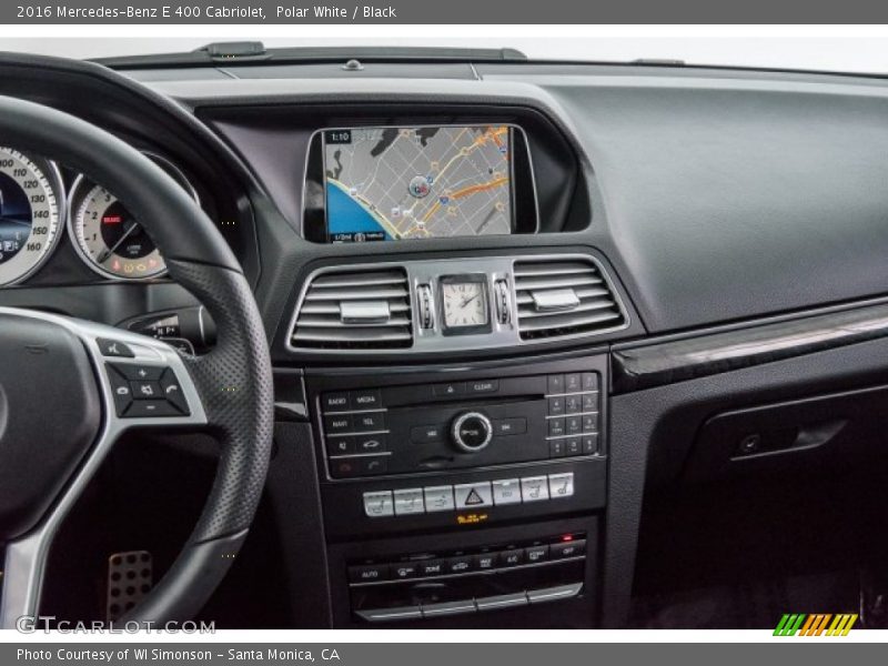 Polar White / Black 2016 Mercedes-Benz E 400 Cabriolet