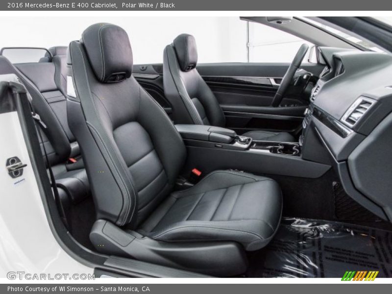 Polar White / Black 2016 Mercedes-Benz E 400 Cabriolet