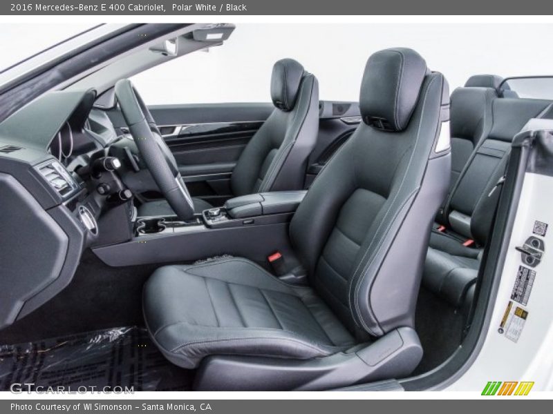 Polar White / Black 2016 Mercedes-Benz E 400 Cabriolet