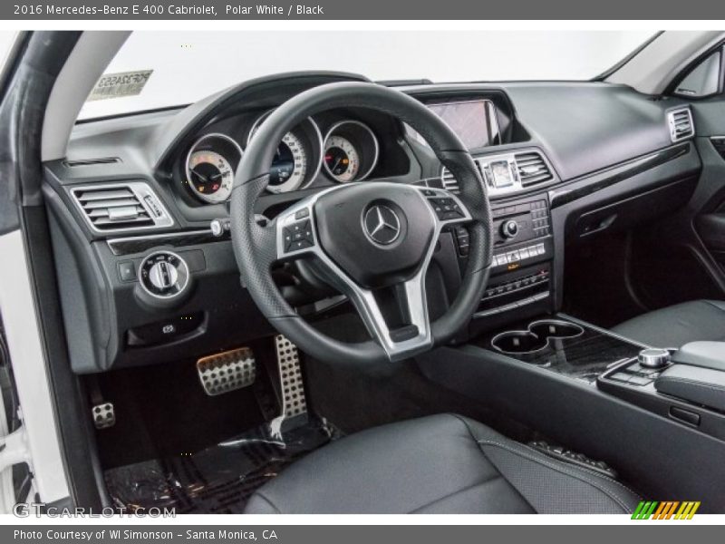 Polar White / Black 2016 Mercedes-Benz E 400 Cabriolet