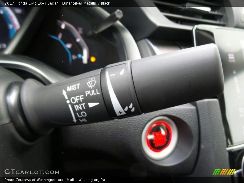 Lunar Silver Metallic / Black 2017 Honda Civic EX-T Sedan