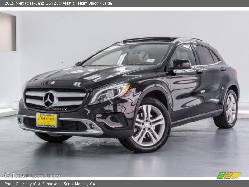 Night Black / Beige 2015 Mercedes-Benz GLA 250 4Matic