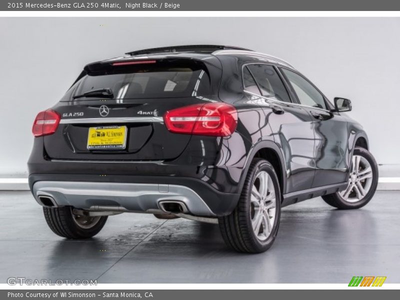 Night Black / Beige 2015 Mercedes-Benz GLA 250 4Matic