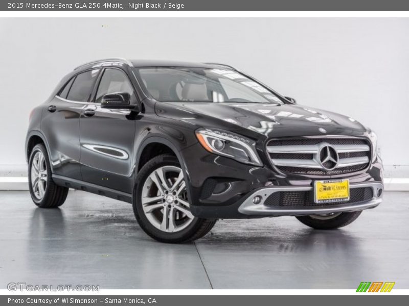 Night Black / Beige 2015 Mercedes-Benz GLA 250 4Matic