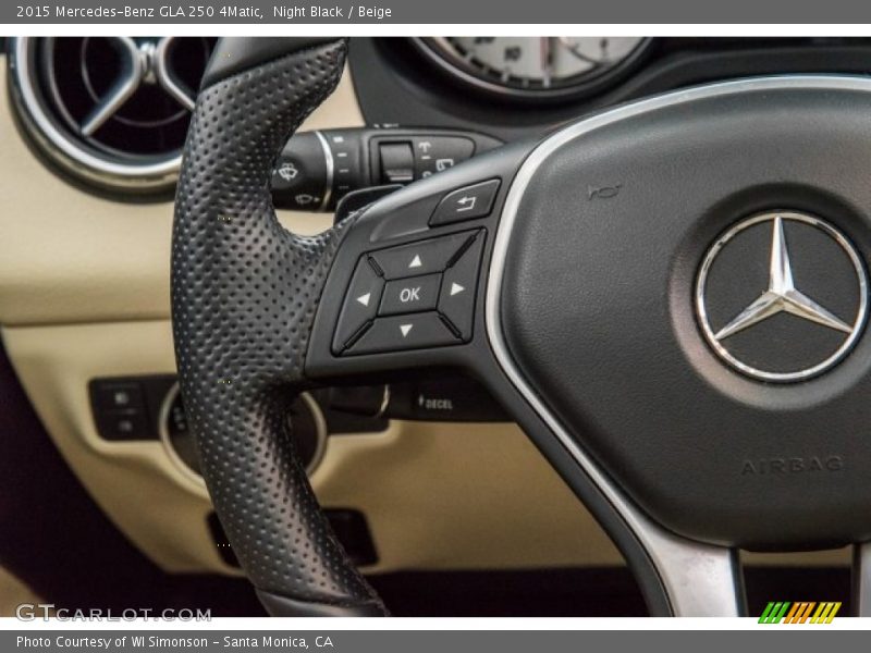 Night Black / Beige 2015 Mercedes-Benz GLA 250 4Matic