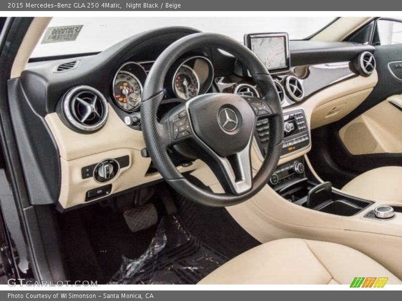 Night Black / Beige 2015 Mercedes-Benz GLA 250 4Matic