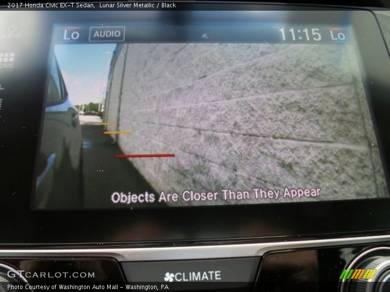 Lunar Silver Metallic / Black 2017 Honda Civic EX-T Sedan
