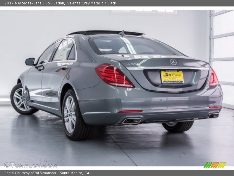 Selenite Grey Metallic / Black 2017 Mercedes-Benz S 550 Sedan