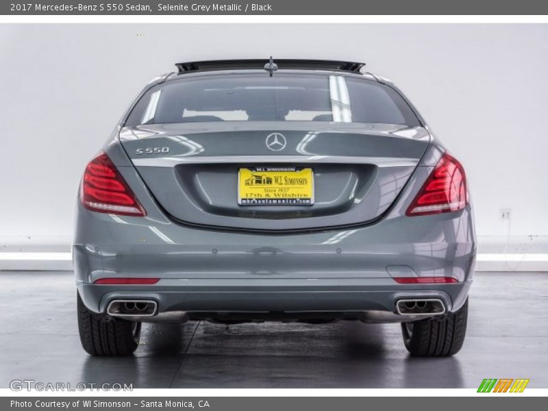 Selenite Grey Metallic / Black 2017 Mercedes-Benz S 550 Sedan