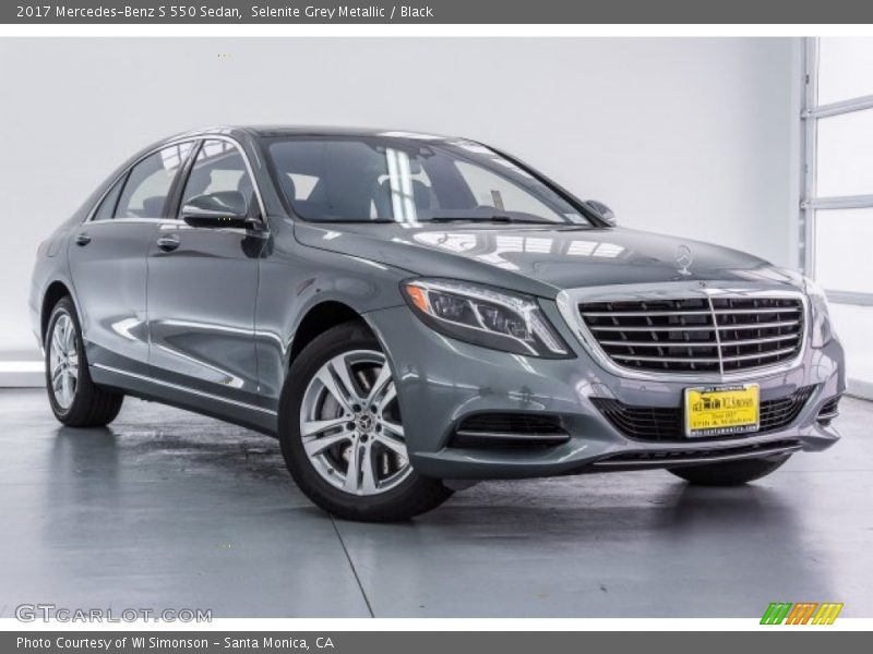 Selenite Grey Metallic / Black 2017 Mercedes-Benz S 550 Sedan