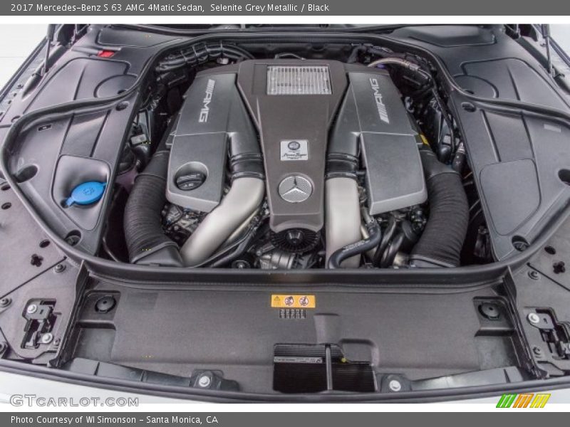  2017 S 63 AMG 4Matic Sedan Engine - 5.5 Liter AMG biturbo DOHC 32-Valve VVT V8