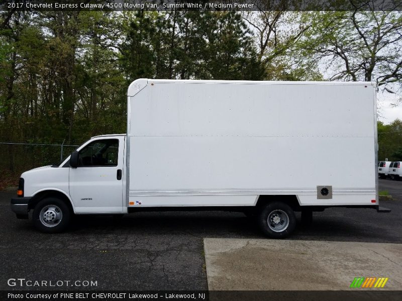 Summit White / Medium Pewter 2017 Chevrolet Express Cutaway 4500 Moving Van