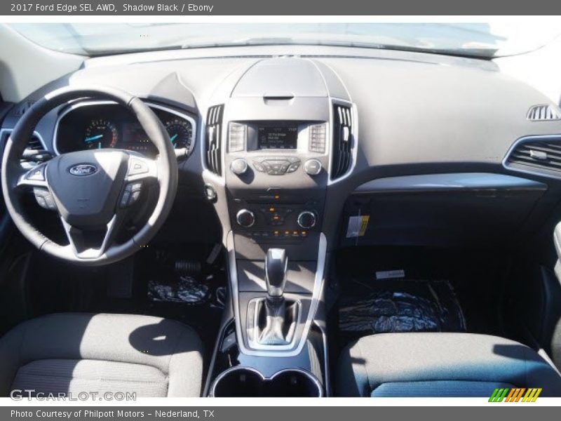 Shadow Black / Ebony 2017 Ford Edge SEL AWD