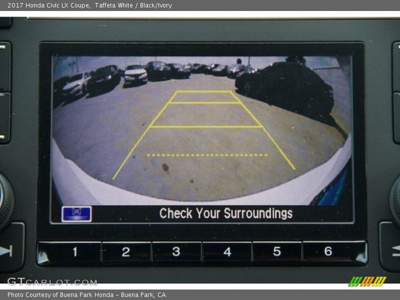 Taffeta White / Black/Ivory 2017 Honda Civic LX Coupe