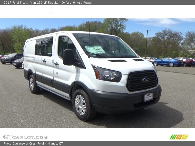 Oxford White / Pewter 2017 Ford Transit Van 150 LR Regular